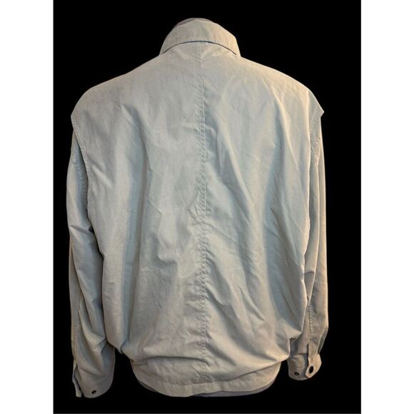 London Fog Retro Classic Khaki Jacket Mesh Lined Men's Size Large L Windbreaker - Picture 8 of 12